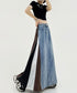 Sideline Denim Skirt